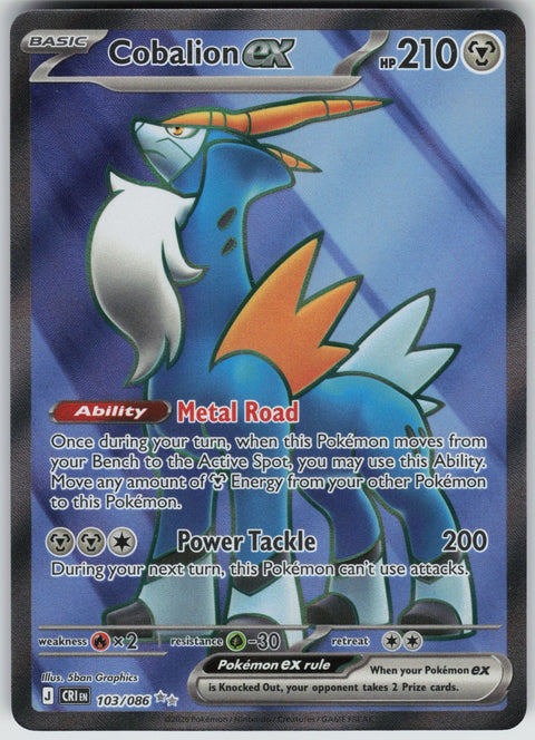 Cobalion ex 103/086 NM