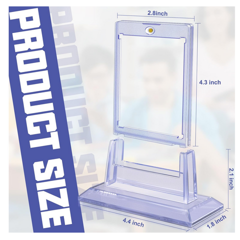 Magnetic Card Holder with Stand Trading Card Display Case
