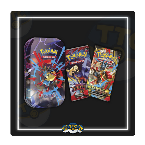Mega Heroes Mini Tin [Mega Lucario]