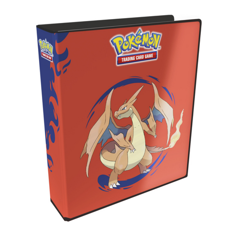charizard pokemon card folder Mega X Binder PixelCache loading pockets offer extra protection against cards slipping out Charizard Card Protectors - Durable