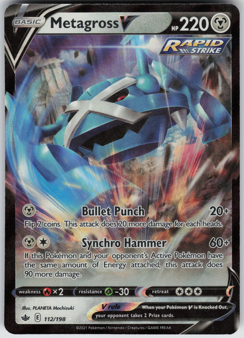 Metagross V 112/198 NM