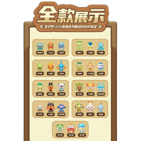 [PRE ORDER] Funism Pokemon 30th Anniversary First Partner Series Blind Case (Chinese)