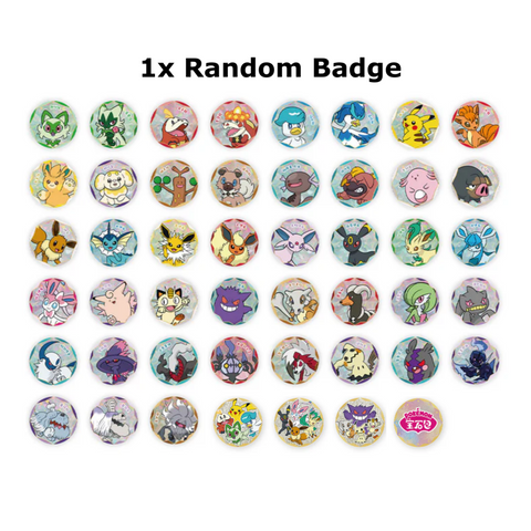 Pokemon Gem Pack Badge Set (Chinese)