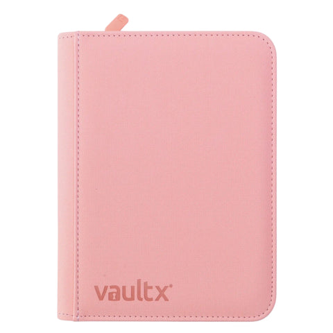 Vault X Exo-Tec Zip Binder Just Pink 4-Pocket