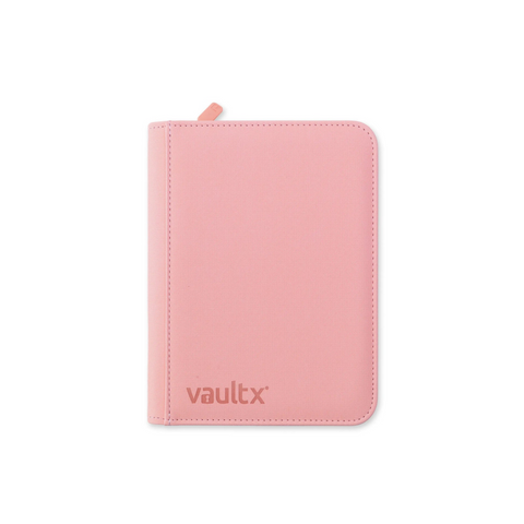 Vault X Exo-Tec Zip Binder Just Pink 4-Pocket