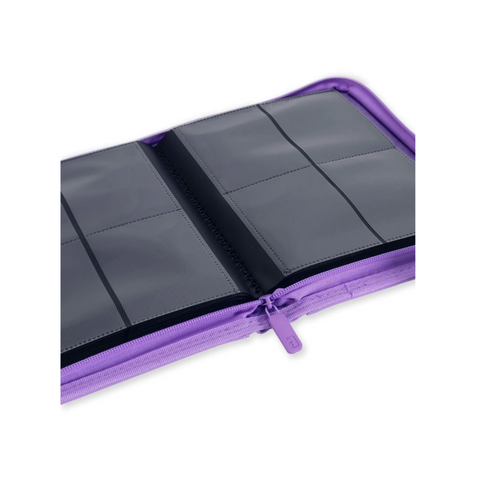 Vault X Exo-Tec Zip Binder Just Purple 4-Pocket