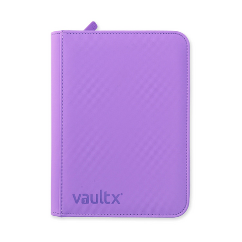 Vault X Exo-Tec Zip Binder Just Purple 4-Pocket