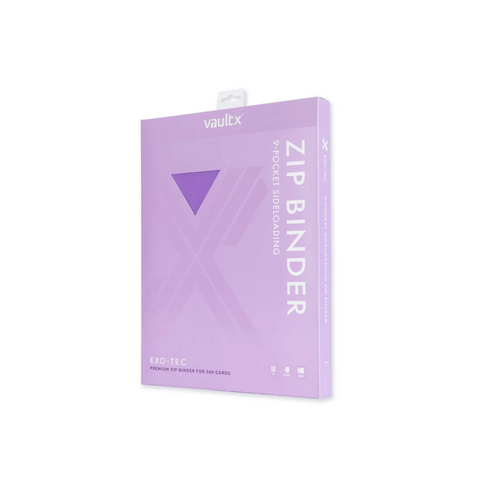 Vault X Exo-Tec Zip Binder Just Purple 9-Pocket