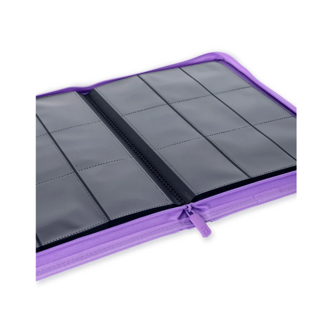Vault X Exo-Tec Zip Binder Just Purple 9-Pocket