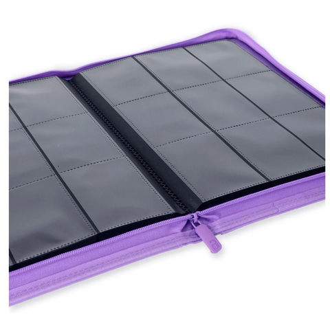 Vault X Exo-Tec Zip Binder Just Purple 9-Pocket