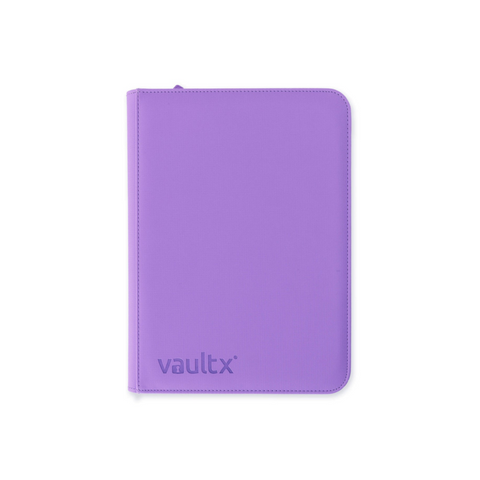 Vault X Exo-Tec Zip Binder Just Purple 9-Pocket