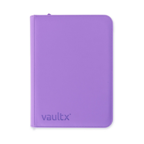 Vault X Exo-Tec Zip Binder Just Purple 9-Pocket