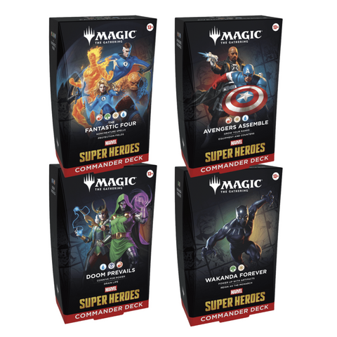 marvel mtg commander decks Magic: The Gathering - Marvel Super Heroes