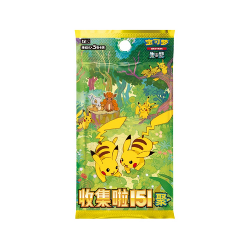 Pokemon 151 Gathering Slim Booster Pack (Chinese)