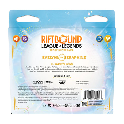 Riftbound: League of Legends Radiance Showdown Deck - Evelynn vs Seraphine
