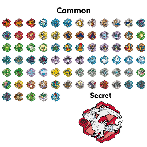 [PRE ORDER] Pokemon Black & White Puzzle Magnet Set - White (Chinese)