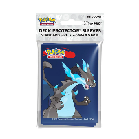 Ultra Pro Deck Protector Sleeves: Pokemon Mega Charizard X (65 count)