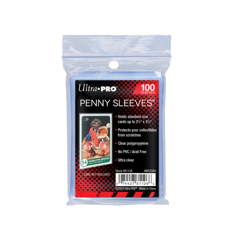 ultra pro card sleeve Ultra Pro Penny Sleeves Standard Size 100 Count