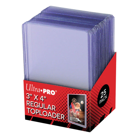 Ultra Pro Top Loaders 3x4 Standard Size (Case of 40 packs - 1000 count)