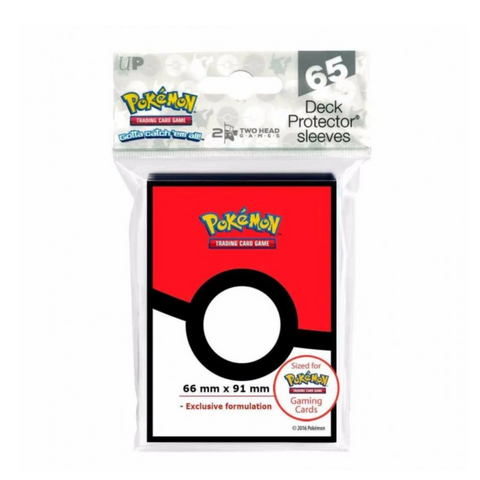 Ultra Pro Deck Protector Sleeves: Pokemon Pokeball (65 count)
