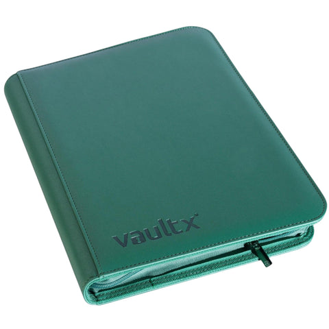 Vault X Exo-Tec Zip Binder Metallic Green 9-Pocket