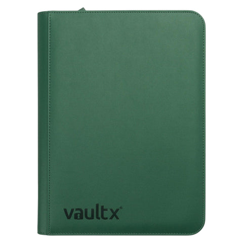 Vault X Exo-Tec Zip Binder Metallic Green 9-Pocket