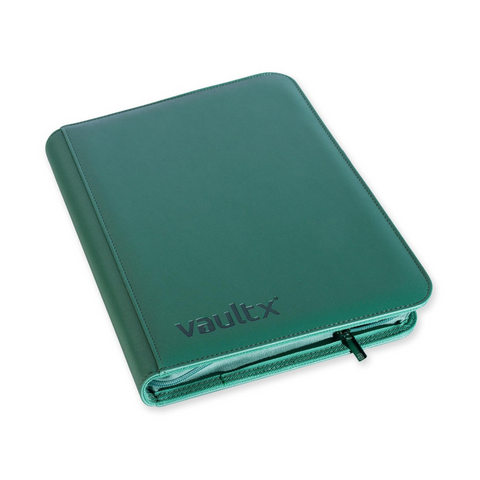 Vault X Exo-Tec Zip Binder Metallic Green 9-Pocket