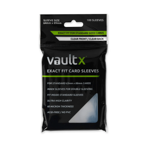 Vault X: Soft Card Sleeves [Exact Fit]