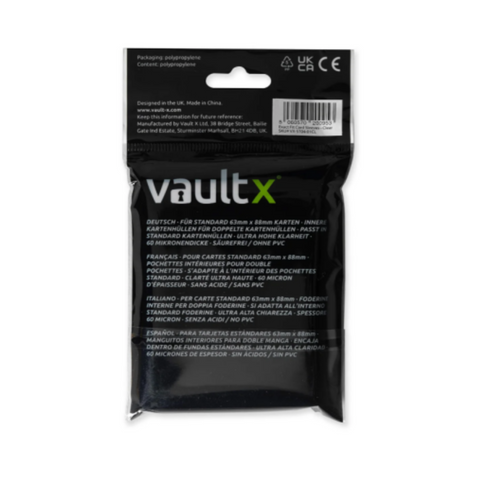 Vault X Exact Fit Soft Card Sleeves 100 count