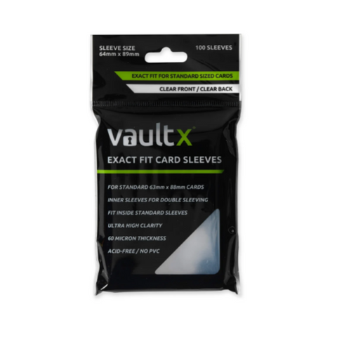 Vault X Exact Fit Soft Card Sleeves 100 count