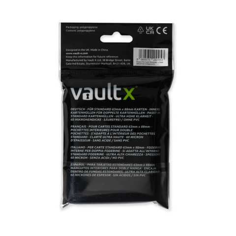 Vault X: Soft Card Sleeves [Exact Fit]