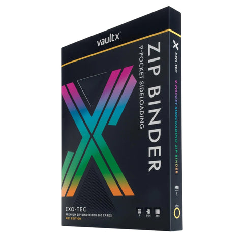 Vault X Exo-Tec Zip Binder ME1 Unlimited 9-Pocket