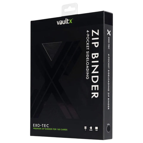 Vault X Exo-Tec Zip Binder 4-Pocket