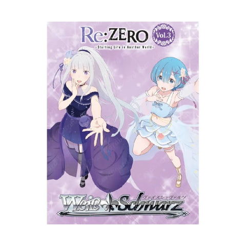 [PRE ORDER] Weiss Schwarz: Re:Zero - Starting Live in Another world Vol. 3 Booster Box (English)